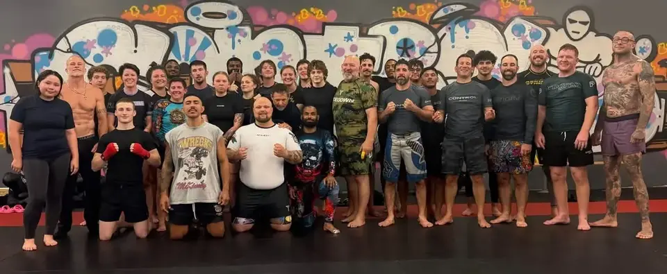 The Control Jiu Jitsu adult training team