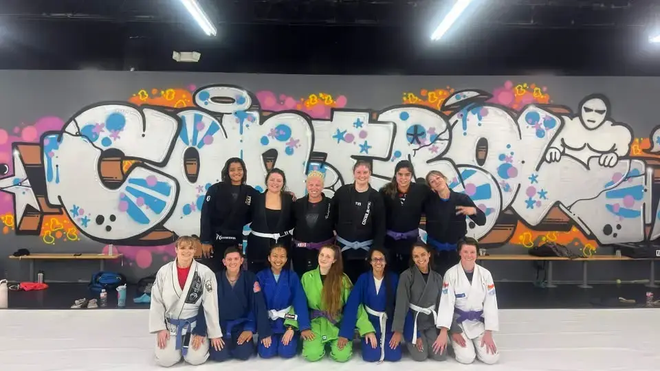 Women's Jiu-Jitsu students together at Control